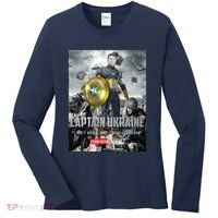 Captain Ukraine Stand With Zelenskyy I Dont Need A Ride Ammo Army Women's Long Sleeve Shirt thumb 0