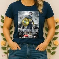 Captain Ukraine Stand With Zelenskyy I Dont Need A Ride Ammo Army Women's T-Shirt thumb 2
