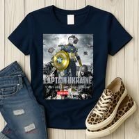Captain Ukraine Stand With Zelenskyy I Dont Need A Ride Ammo Army Women's T-Shirt thumb 3