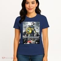 Captain Ukraine Stand With Zelenskyy I Dont Need A Ride Ammo Army Women's T-Shirt thumb 4