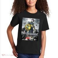 Captain Ukraine Stand With Zelenskyy I Dont Need A Ride Ammo Army Kids T-Shirt thumb 2