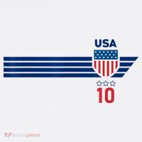 Cool USA Stars Stripes Patriotism US Soccer Fan Jersey Hoodie thumb 2