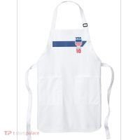Cool USA Stars Stripes Patriotism US Soccer Fan Jersey Apron thumb 0