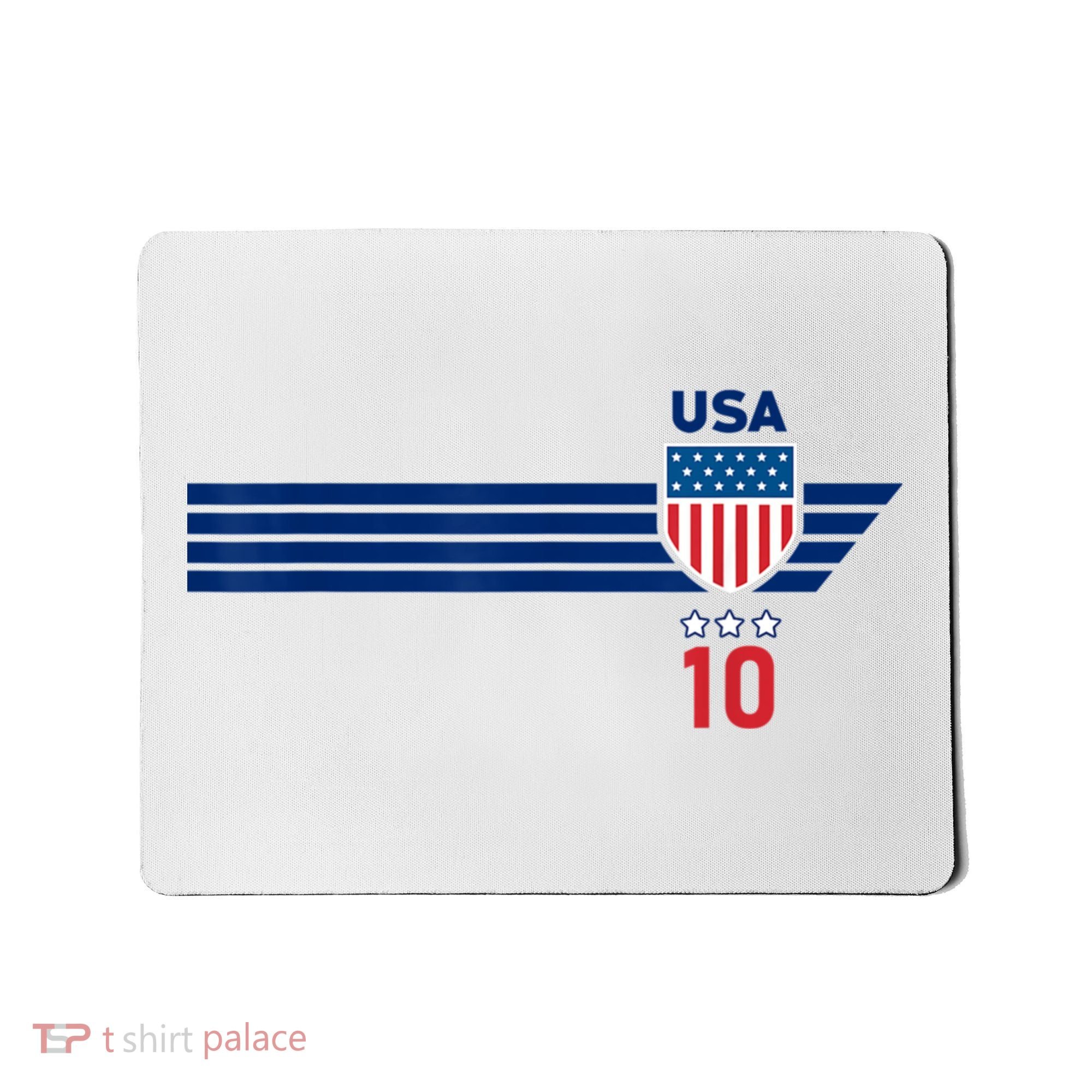 Cool USA Stars Stripes Patriotism US Soccer Fan Jersey Mousepad