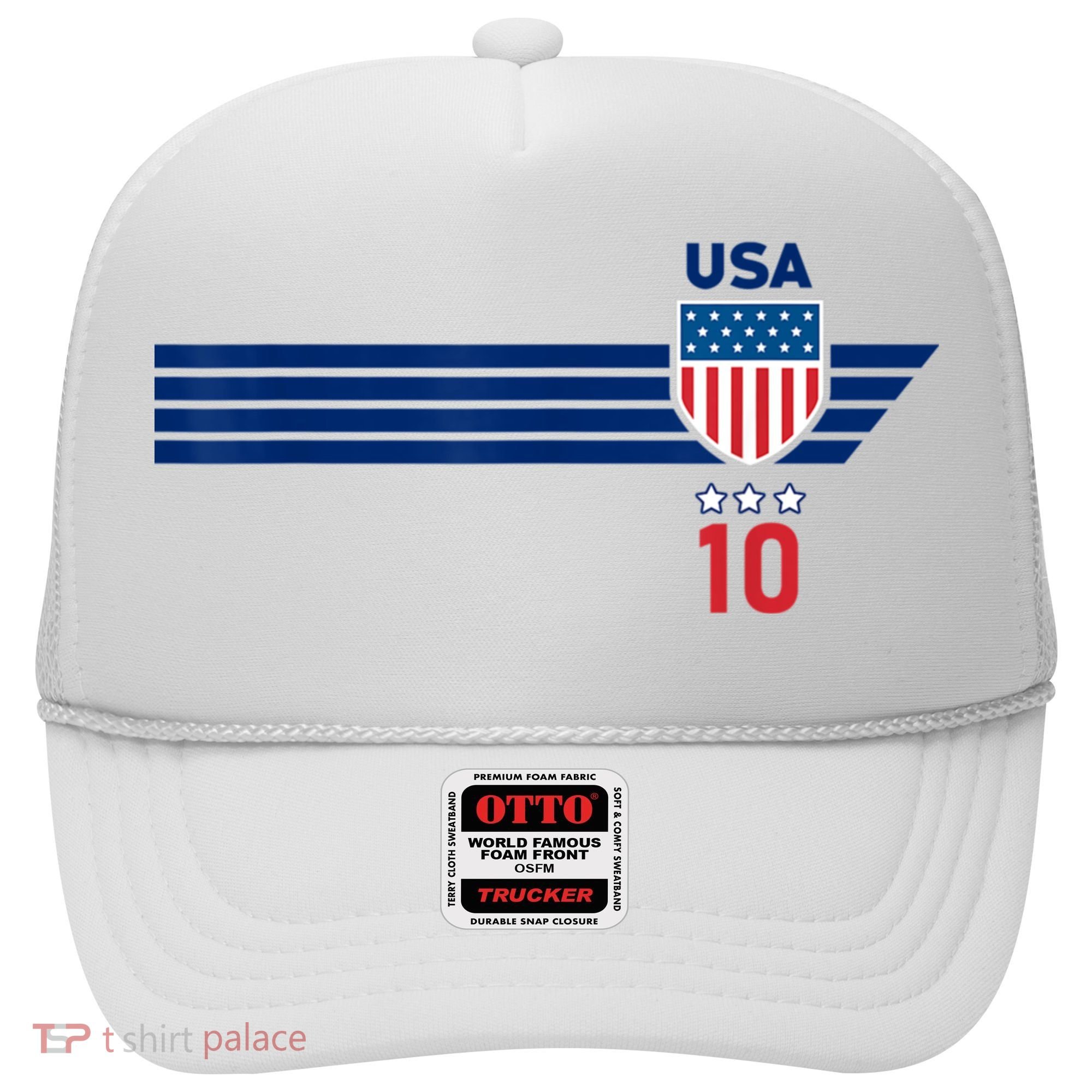 Cool USA Stars Stripes Patriotism US Soccer Fan Jersey Hat