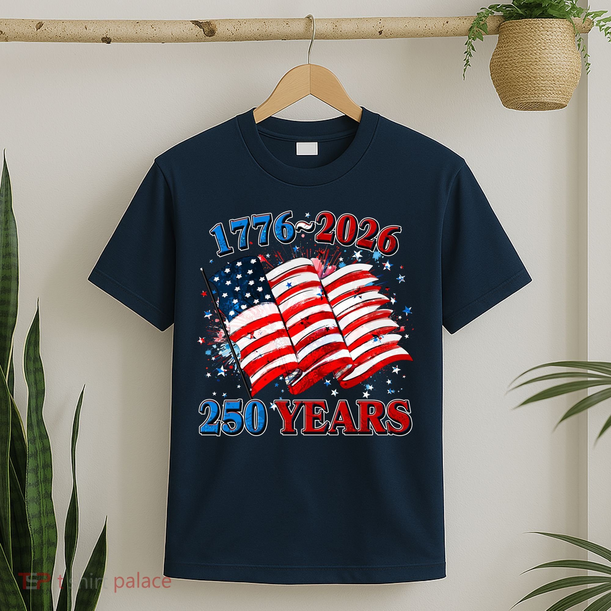 Celebrating United States Of America's 250th Birthday 1776-2026 T-Shirt