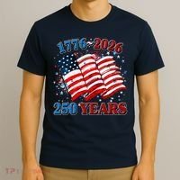Celebrating United States Of America's 250th Birthday 1776-2026 T-Shirt thumb 3