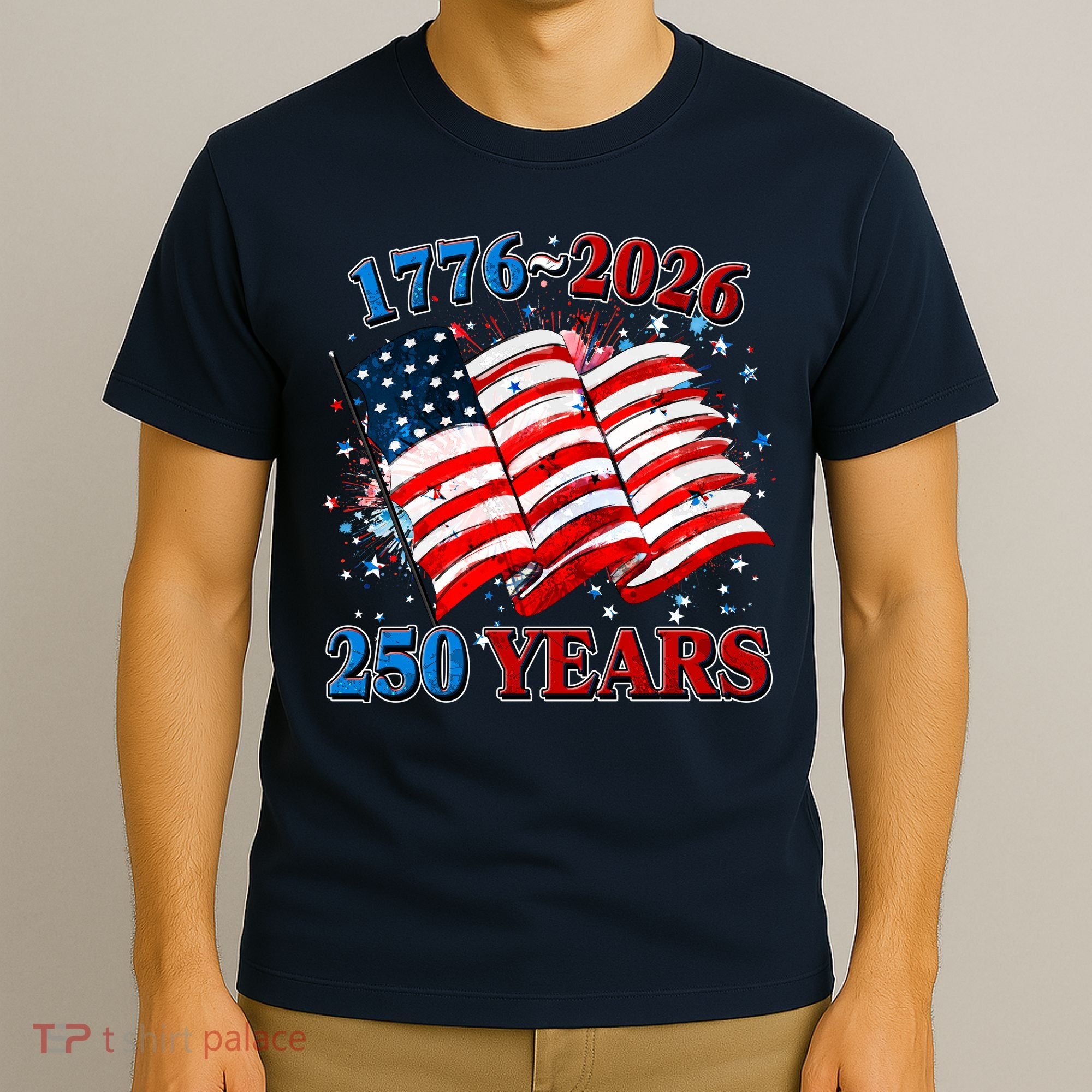 Celebrating United States Of America's 250th Birthday 1776-2026 T-Shirt
