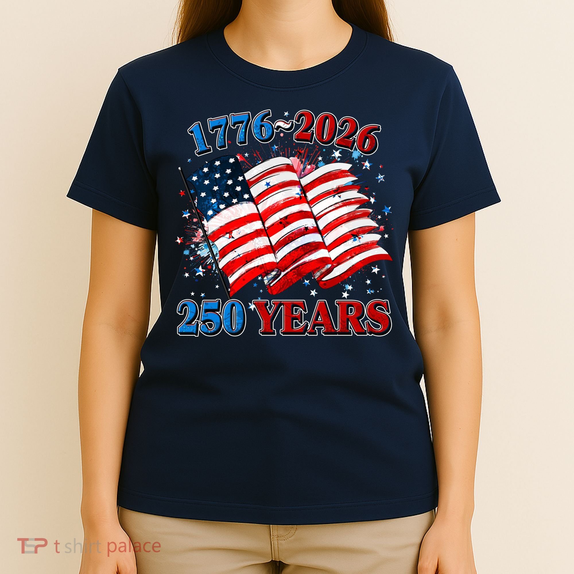 Celebrating United States Of America's 250th Birthday 1776-2026 T-Shirt