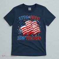 Celebrating United States Of America's 250th Birthday 1776-2026 T-Shirt thumb 5