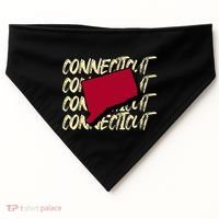 Connecticut Usa State American State Ct Conn Is Home USA-Made Doggie Bandana thumb 0