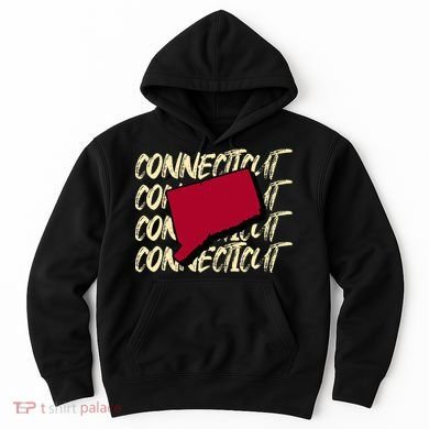 Connecticut Usa State American State Ct Conn Is Home Hoodie