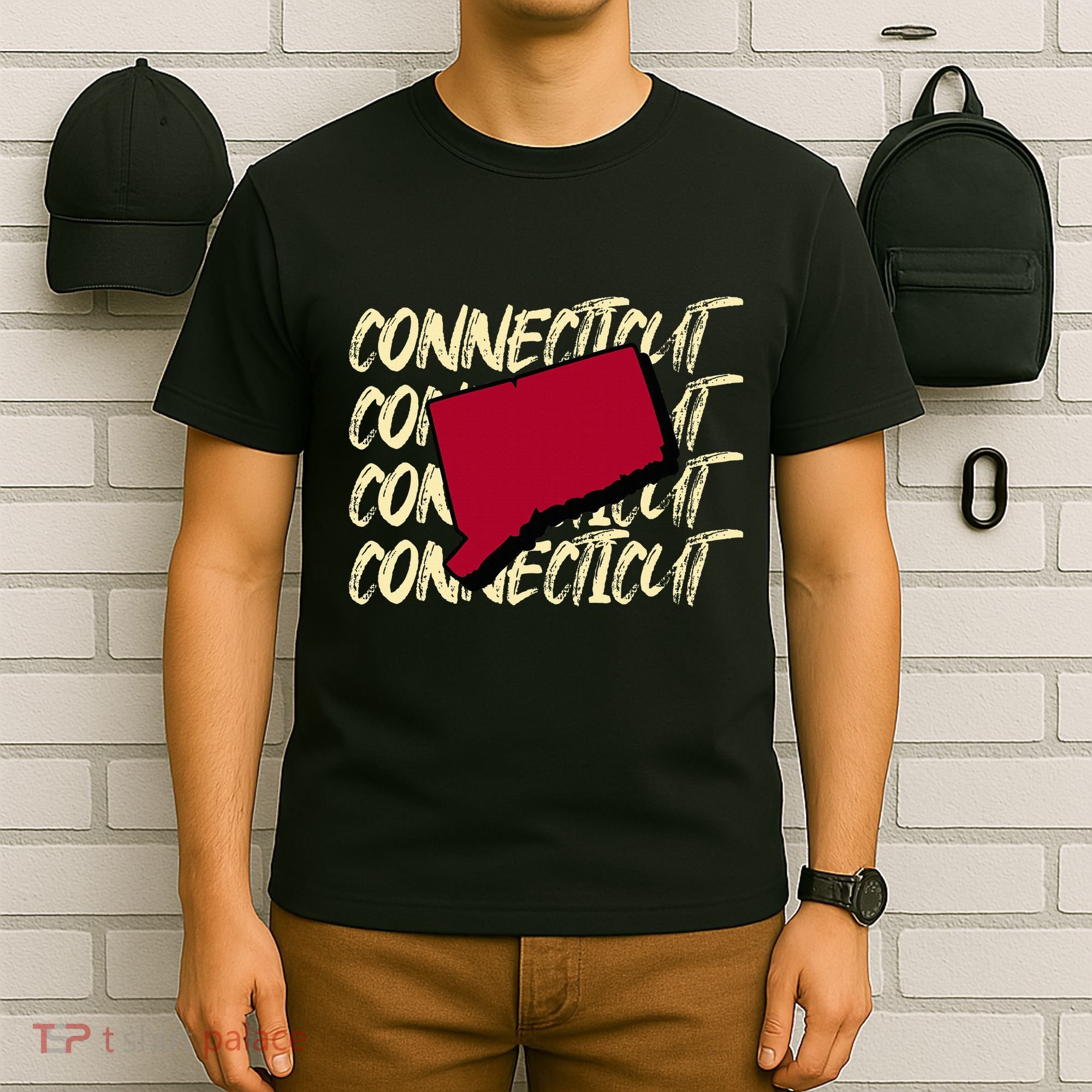Connecticut Usa State American State Ct Conn Is Home T-Shirt