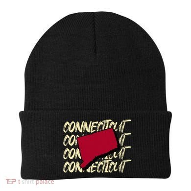 Connecticut Usa State American State Ct Conn Is Home Beanie