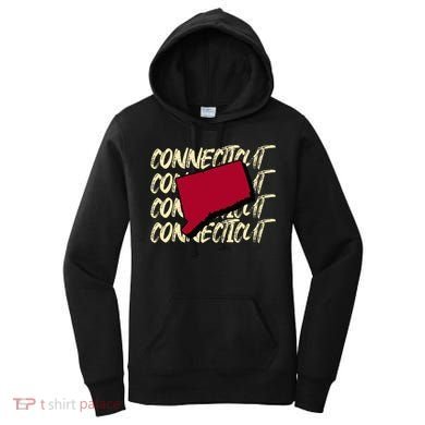 Connecticut Usa State American State Ct Conn Is Home Women's Hoodie