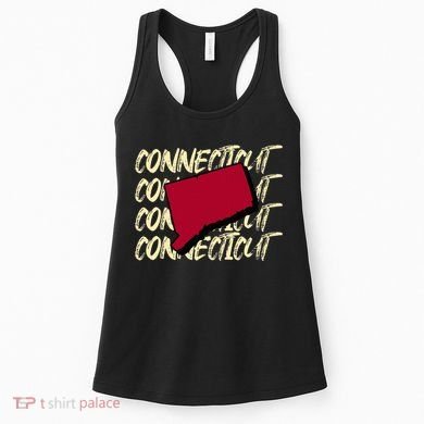 Connecticut Usa State American State Ct Conn Is Home Women's Tank Top
