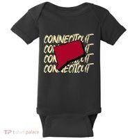 Connecticut Usa State American State Ct Conn Is Home Baby Bodysuit thumb 0