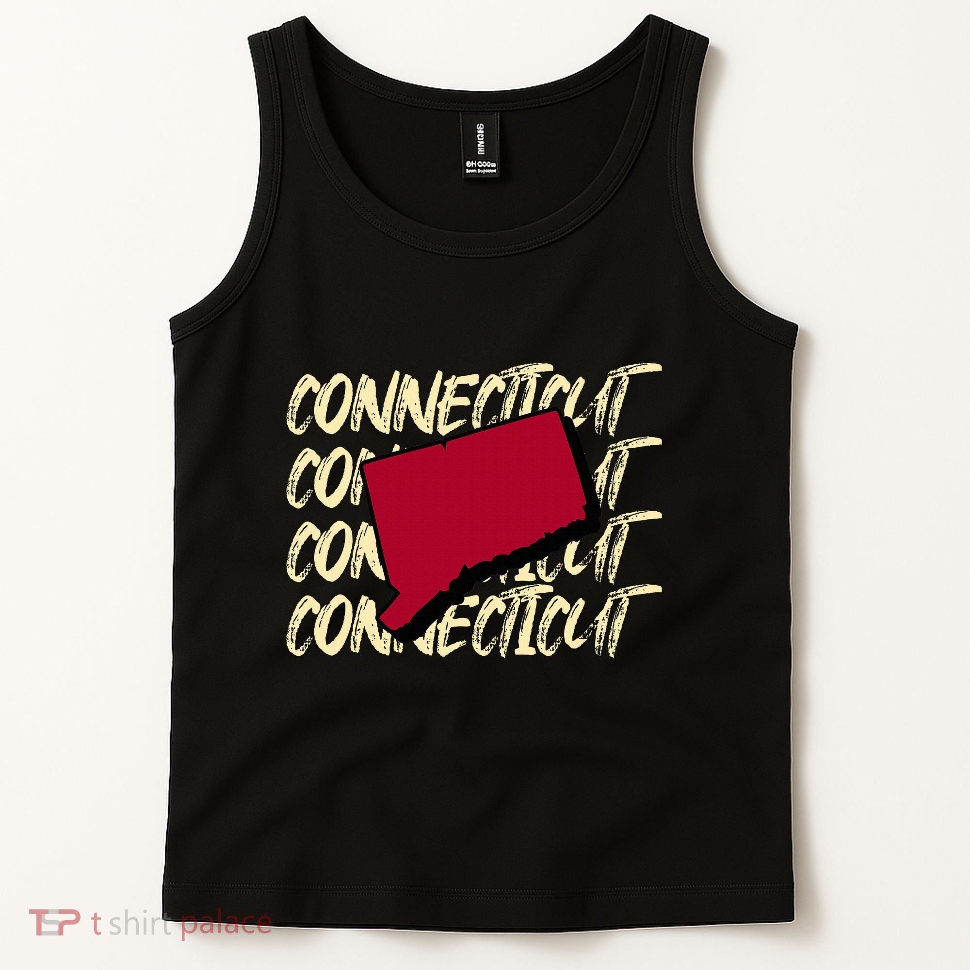 Connecticut Usa State American State Ct Conn Is Home Tank Top