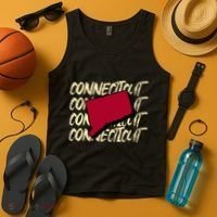 Connecticut Usa State American State Ct Conn Is Home Tank Top thumb 4