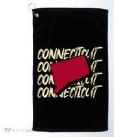 Connecticut Usa State American State Ct Conn Is Home Golf Towel thumb 0