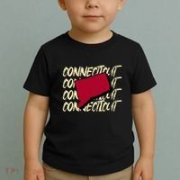 Connecticut Usa State American State Ct Conn Is Home Toddler T-Shirt thumb 2