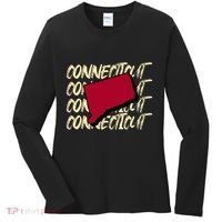 Connecticut Usa State American State Ct Conn Is Home Women's Long Sleeve Shirt thumb 0