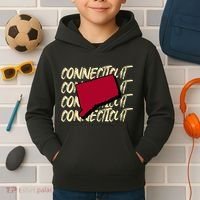 Connecticut Usa State American State Ct Conn Is Home Kids Hoodie thumb 2