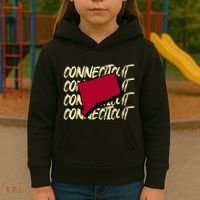 Connecticut Usa State American State Ct Conn Is Home Kids Hoodie thumb 3
