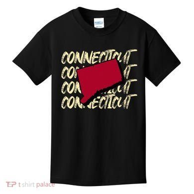 Connecticut Usa State American State Ct Conn Is Home Kids T-Shirt
