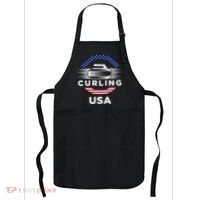 Curling Usa Support Flag Curl Clean Apron thumb 0