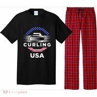 Curling Usa Support Flag Curl Clean Pajama Set thumb 0