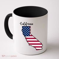 California United States Map Coffee Mug thumb 0