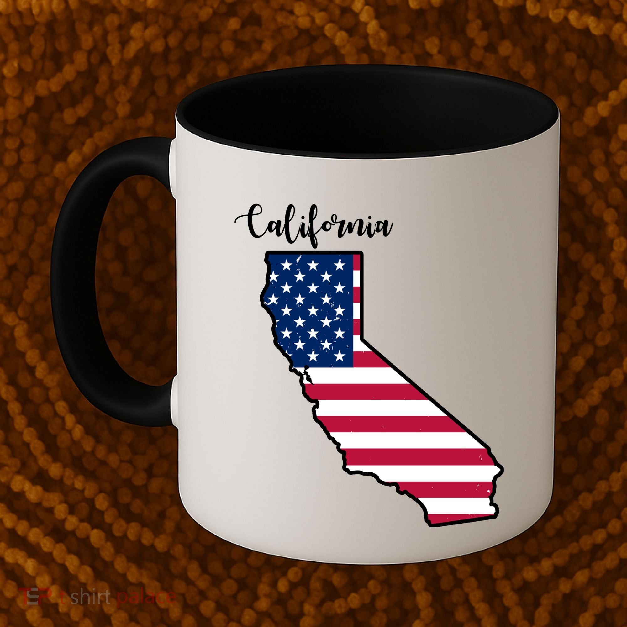 California United States Map Coffee Mug