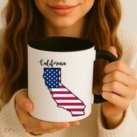 California United States Map Coffee Mug thumb 3