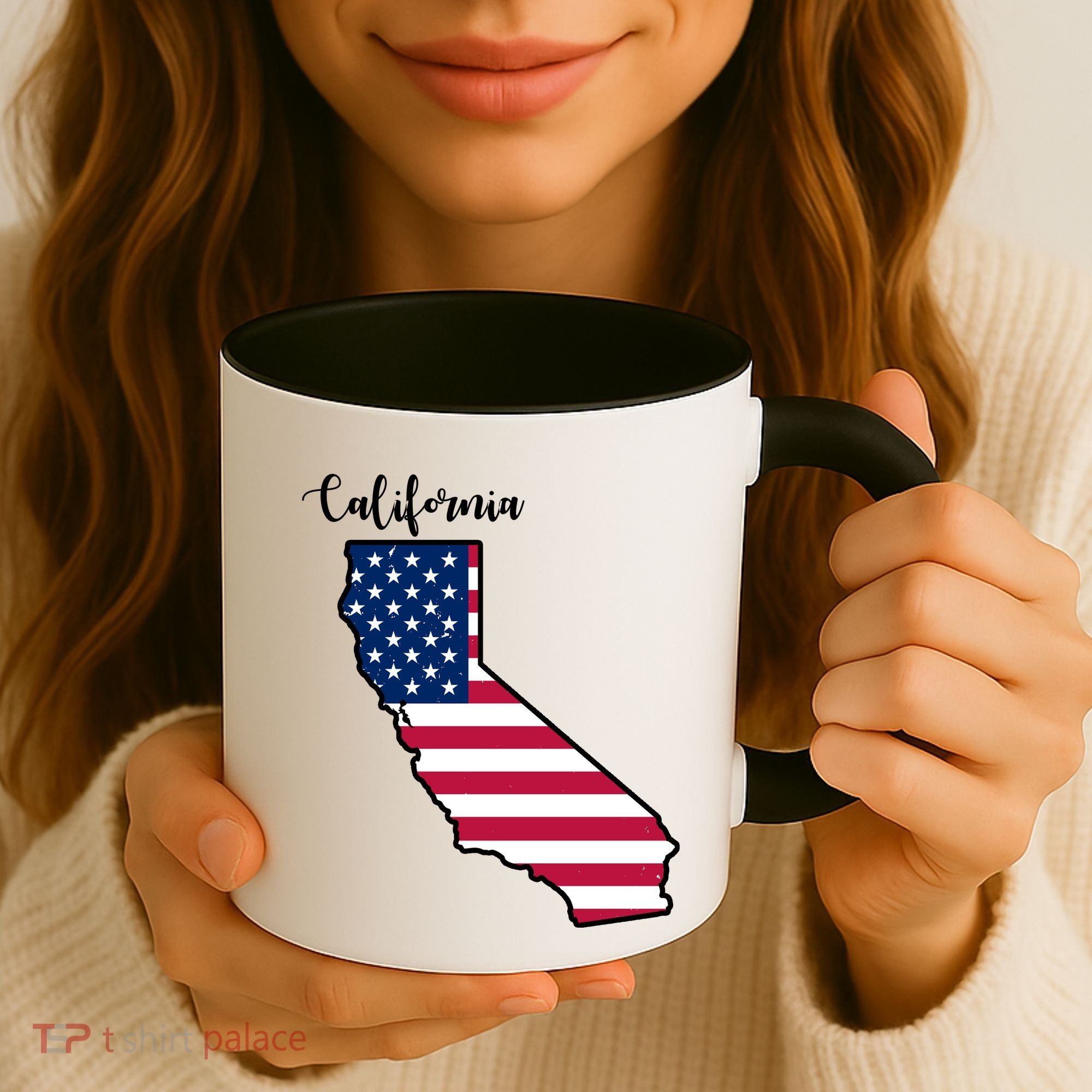 California United States Map Coffee Mug