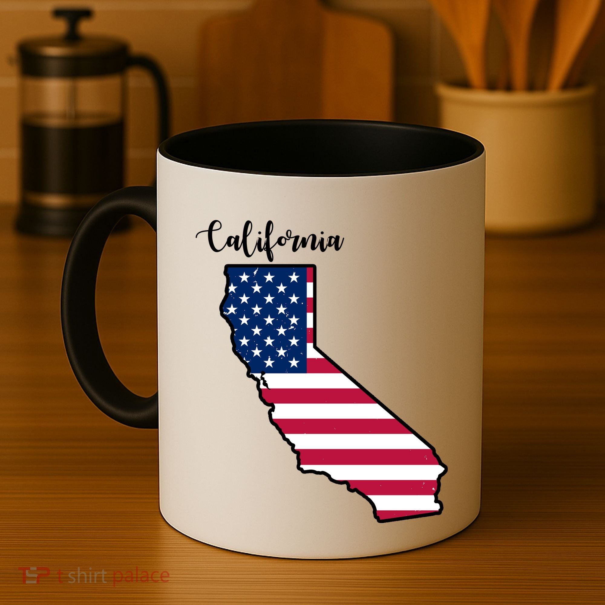 California United States Map Coffee Mug
