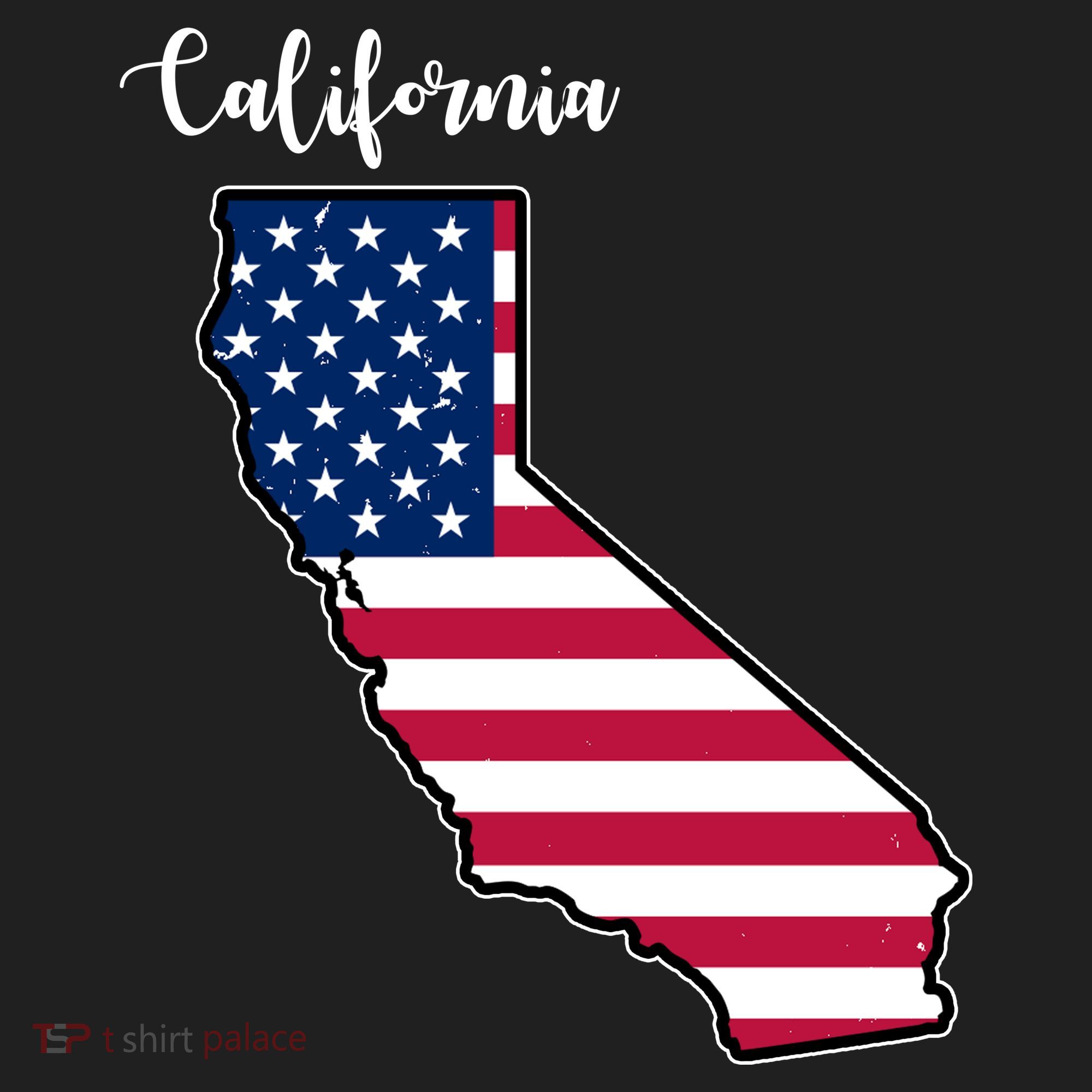 California United States Map Tumbler