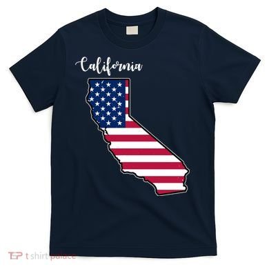 California United States Map T-Shirt