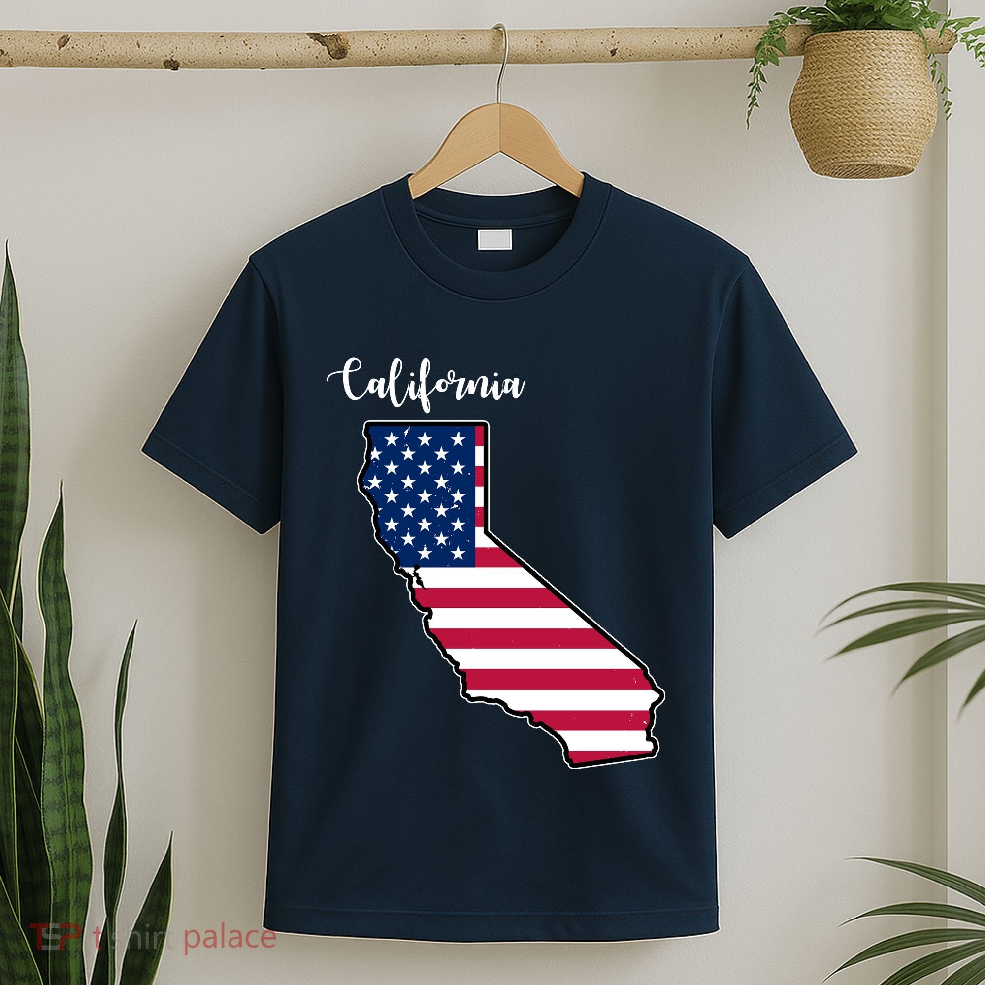 California United States Map T-Shirt
