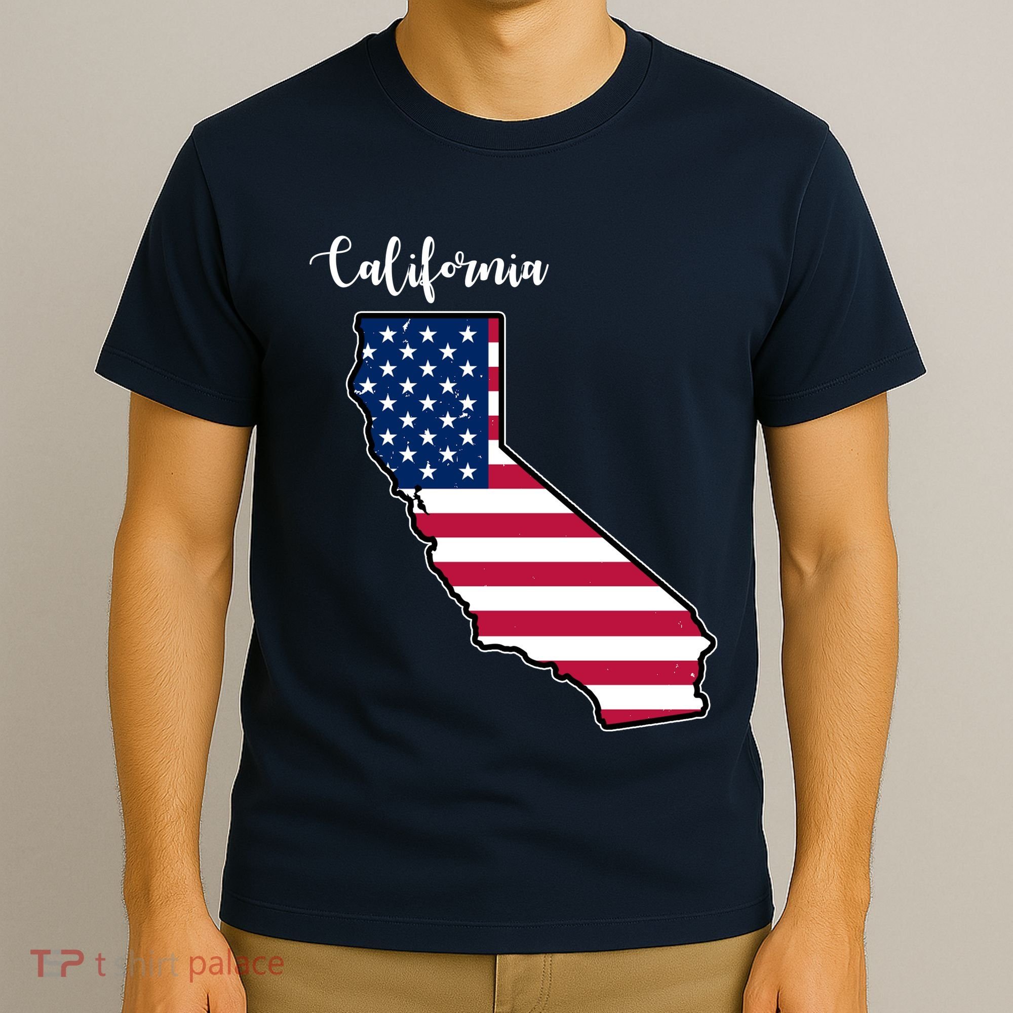 California United States Map T-Shirt