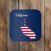 California United States Map Coaster thumb 0