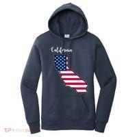 California United States Map Women's Hoodie thumb 0