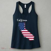 California United States Map Women's Tank Top thumb 3