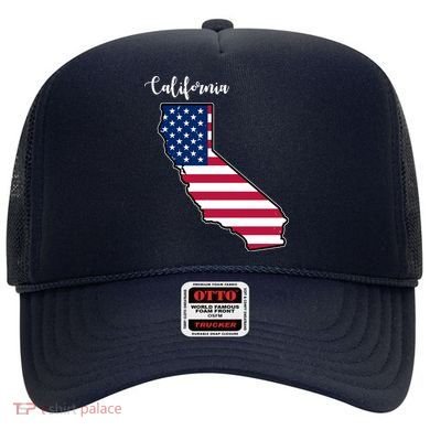 California United States Map Hat