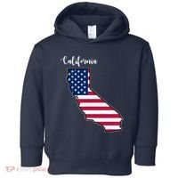 California United States Map Toddler Hoodie thumb 0