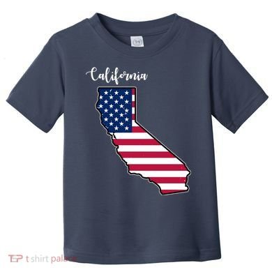 California United States Map Toddler T-Shirt