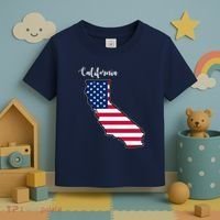 California United States Map Toddler T-Shirt thumb 3