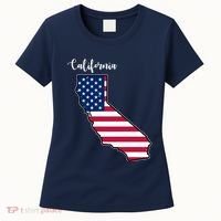 California United States Map Women's T-Shirt thumb 0