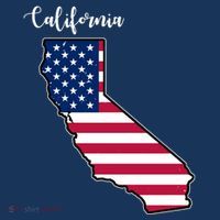 California United States Map Women's T-Shirt thumb 6