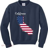 California United States Map Kids Sweatshirt thumb 0